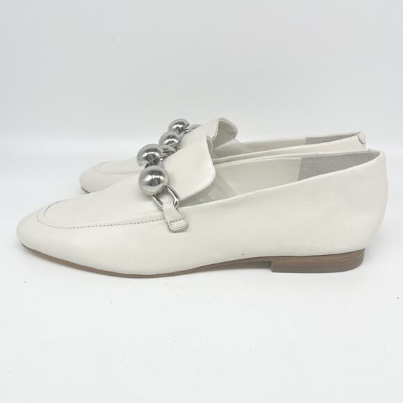 Marc Fisher Women's Elenda Slip On Embellished Loafer Flats White Size 7.5 M - Picture 5 of 15